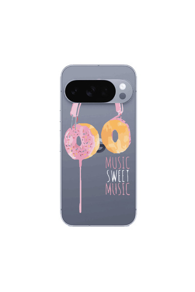 Other Google Pixel 10 Pro Donut earphone Transparent Silicone TPU Θήκη