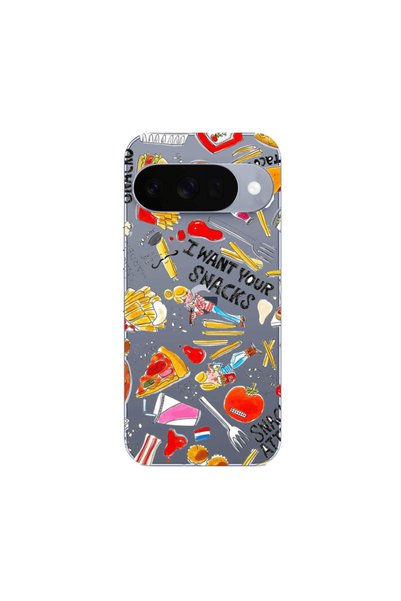 Other Google Pixel 10 Snack attack Transparent Silicone TPU Θήκη