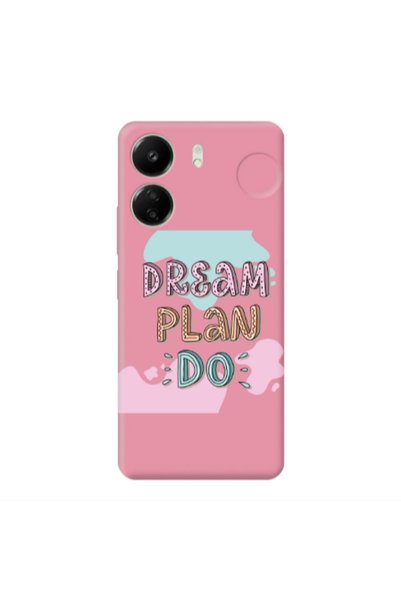 Other Xiaomi Redmi 13C Dream Plan Do Pink Colored Silicone TPU Θήκη