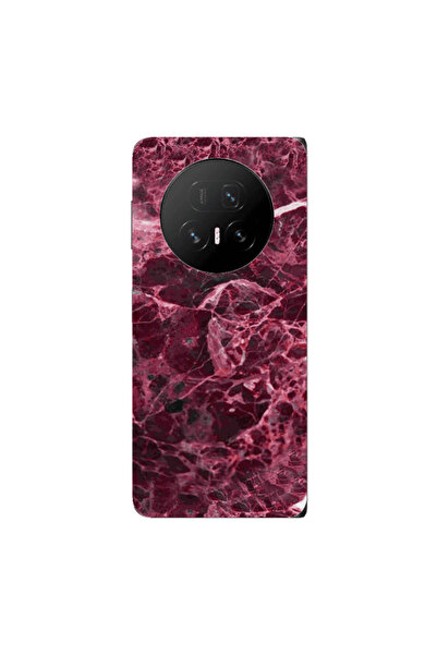 Other Honor Magic V5 Marble Cherry Transparent Silicone TPU Θήκη
