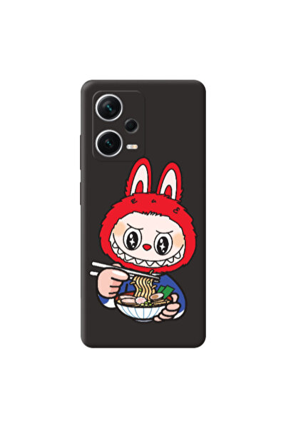 Other Xiaomi Poco X5 Labubu 1 Black Colored Silicone TPU Θήκη