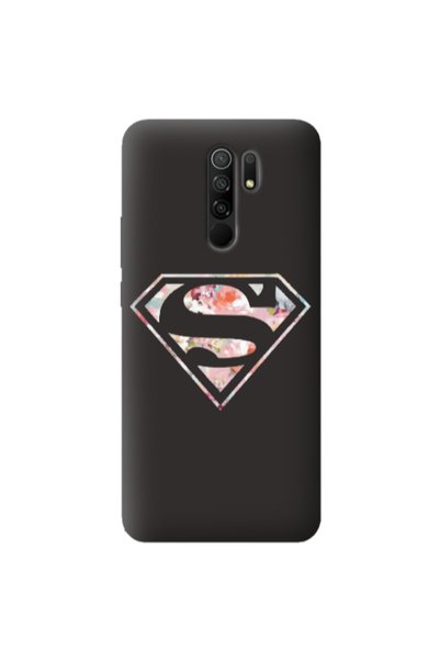Other Xiaomi Redmi 9 Superman logo Black Colored Silicone TPU Θήκη