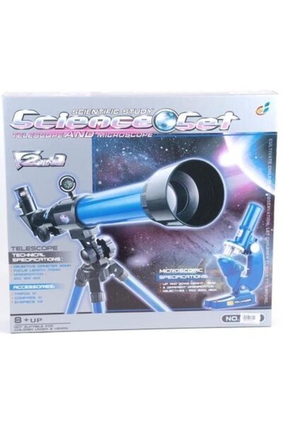 Blue Toys Σετ Τηλεσκοπίου με Μικροσκόπιο - Επιστημονικό Σετ (MKA506834)