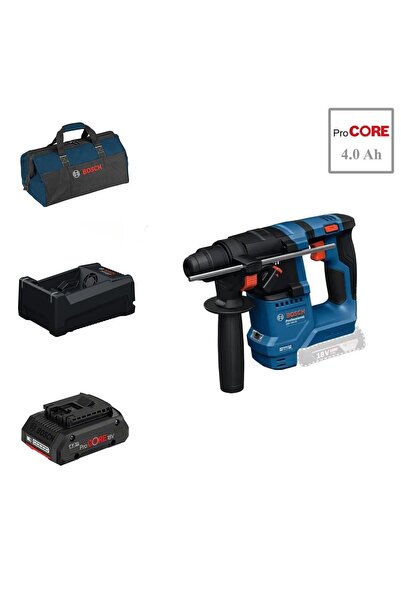 Bosch GBH 18V-18 1x4 Ah ProCORE Akülü Sds Plus Delici Bez Çantalı