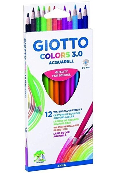 Giotto Χρώματα 3.0 Μολύβια Ακουαρέλας 12 Τεμάχια (000277100)