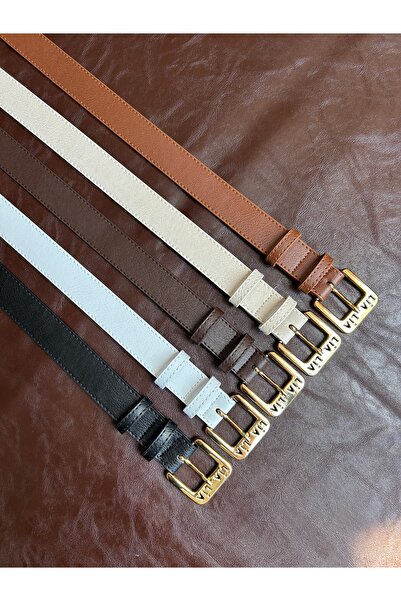 LİA KEMER 5-Piece Lend Lia Model Buckle Jacket Belt Dress Belt Trouser Belt