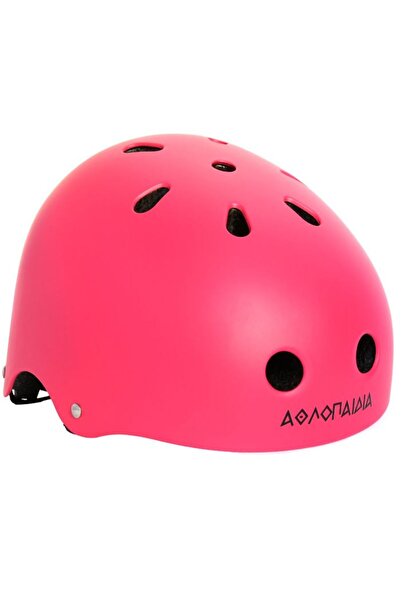 Athlopaidia Κράνος Ποδηλάτου Αγωνιστικό Φούξια L/XL (58-61εκ.) (003.10015/F/L)