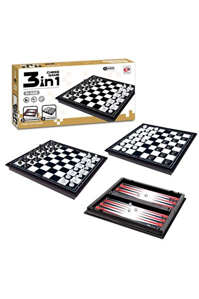 Blue Toys Επιτραπέζιο Παιχνίδι 3 σε 1 (MKT514959)