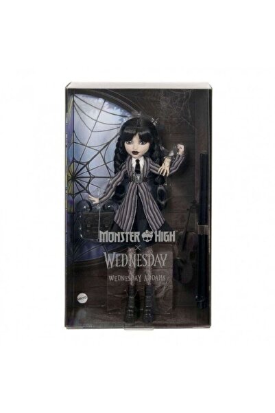 mattel Κούκλα Monster High Σχολική Στολή Wednesday (HXJ04)