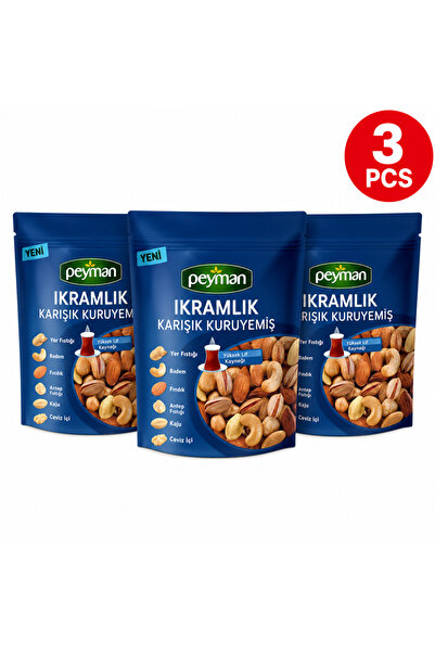 Peyman Amestec Crud de Nuci si Fructe Set 3 Buc 50 Gr