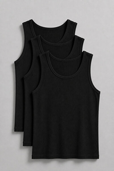 Stylovi Men's Basic Ribbed Undershirt - High Quality Cotton