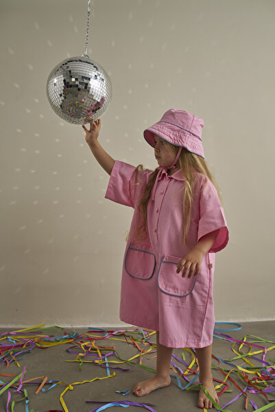 Oh La La Koala For Little Ones Pudra Candy Summer Ribbed Hat Jumpsuit