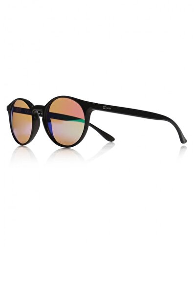 Exess 3-1752 Col.1250 Rr Round Black Mirrored Unisex Sunglasses