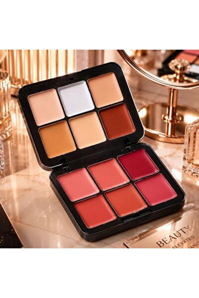 LUXE 6 Creamy Contour Colors + 6 Powder Blush Colors from Hella Beauty Absolu...
