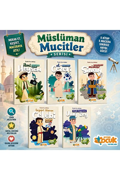 Siyer Yayınları Müslüman Mucitler Serisi( 5 Kitap)