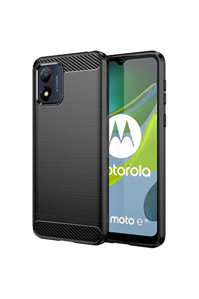 OEM Husa pentru Motorola Moto E13, OEM, Carbon, Neagra