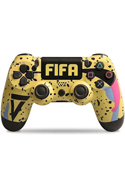 Factory Doubleshock FIFA Ασύρματο Χειριστήριο για PS4 Κίτρινο