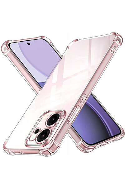 Techsuit Husă pentru Oppo Reno14 F - Silicon transparent rezistent la șocuri ...