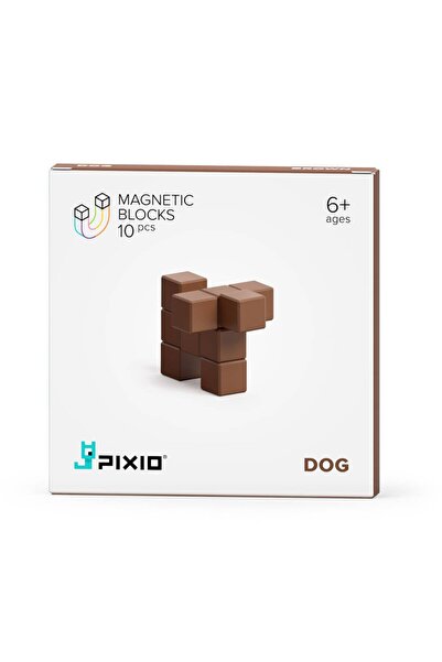 PIXIO Cărămizi de construcție Câine Maro 10 |   Seria de culori