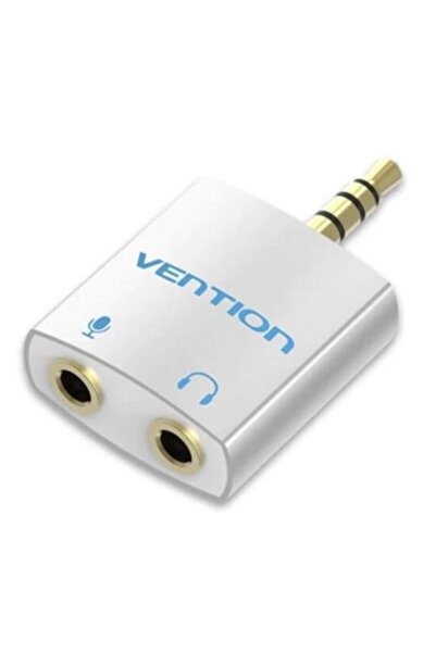 Vention Adaptor audio BDBW0, Mufă tată de 3,5 mm la 2 x mufe mamă de 3,5 mm, Alb