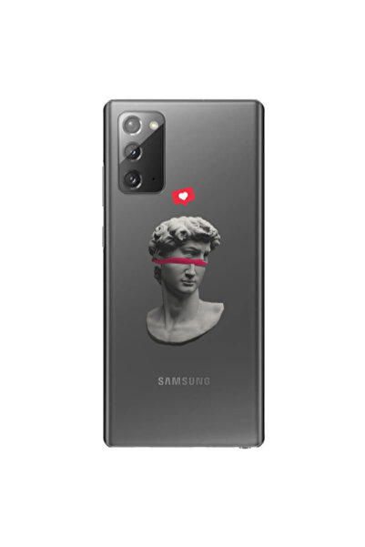 Other Samsung Note 20 Half statue Transparent Silicone TPU Θήκη