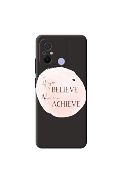 Other Xiaomi Redmi 12C If You Believe Black Colored Silicone TPU Θήκη