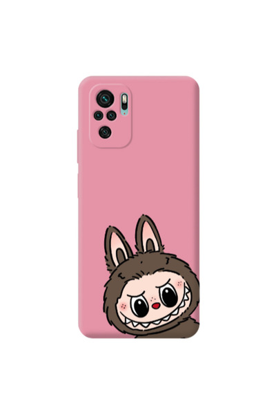 Other Xiaomi Redmi Note 10S Labubu7 Pink Colored Silicone TPU Θήκη
