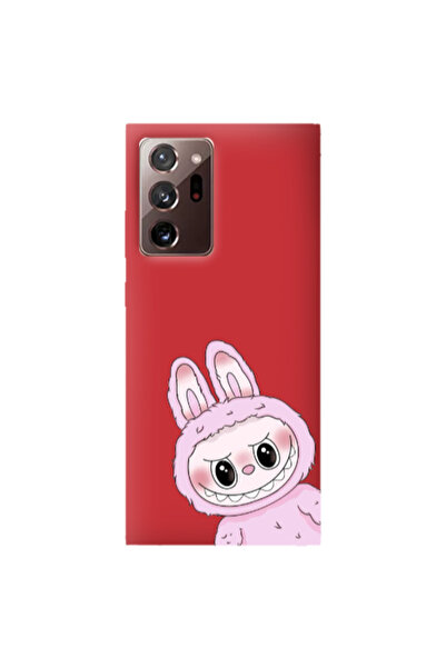 Other Samsung Note 20 Plus Labubu 6 Red Colored Silicone TPU Θήκη