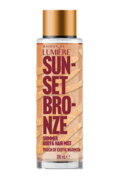 LUMIÈRE Sunset Bronze Simli Vücut Spreyi 200 ml