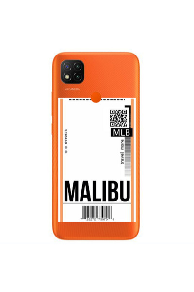 Other Xiaomi Redmi 9c Malibu Travel More Transparent Silicone TPU Θήκη
