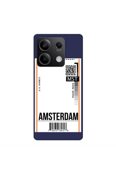 Other Xiaomi Redmi Note 13Pro 5G Amsterdam Travel More Dark blue Colored Sili...