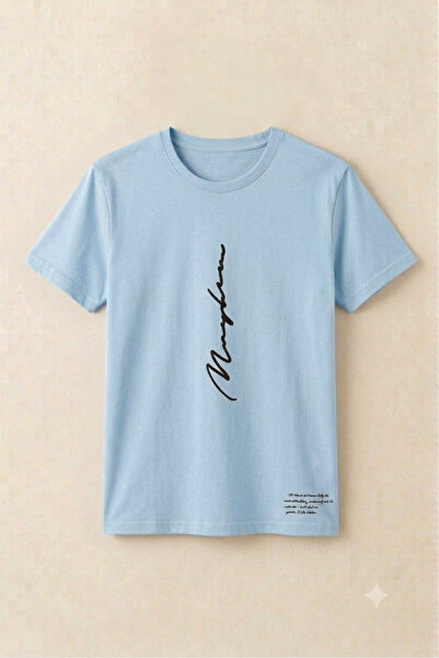 UNCİA OUTDOORS Men's Never Printed Crew Neck Oversized Wide Fit T-Shirt