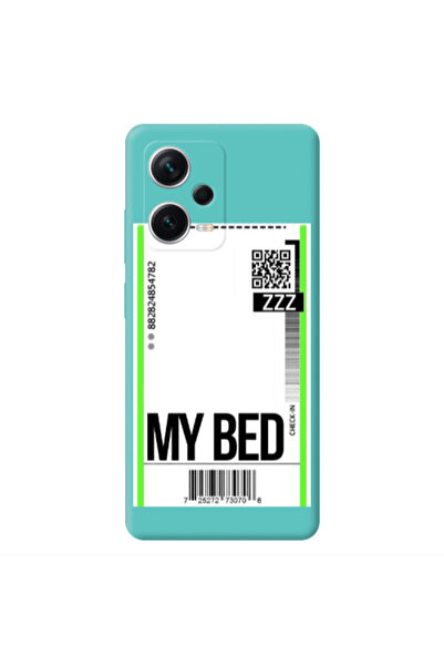 Other Xiaomi Poco X5 My Bed ZZZ Turquoise Colored Silicone TPU Θήκη