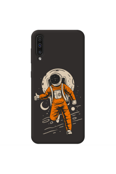 Other Samsung A70 Hitchhike Black Colored Silicone TPU Θήκη