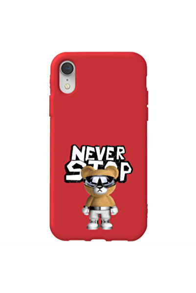 Other Apple iPhone Xr Never stop Red Colored Silicone TPU Θήκη