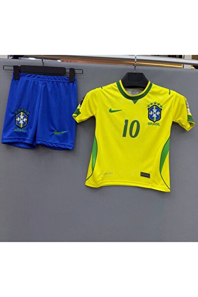 BYSPORTAKUS Brezilya 2026 Dünya Kupası Neymar Çocuk Forması (2026)