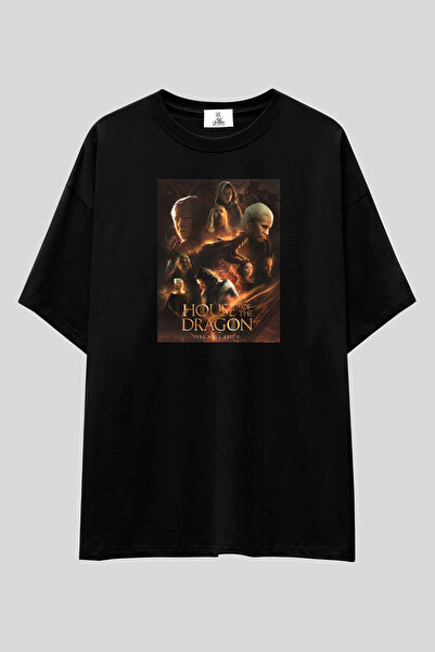 UmbraWear Tricou din seria House of the Dragon |   Tricou unisex, 100% bumbac...