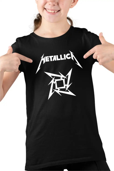 OEM Tricou Copii Fete Metallica Merch Seek Destroy