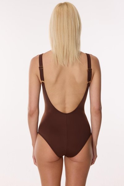 AYYILDIZ 3025 Brown Swimsuit