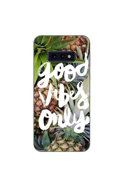 OEM Husa compatibila cu Samsung Galaxy S10e Silicon Gel Tpu Model Good Vibes ...