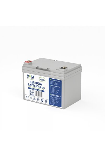 VOLT POLSKA BATERIE LiFePO4 12.8V 33 Ah (30A) + BMS FĂRĂ ÎNTREȚINERE