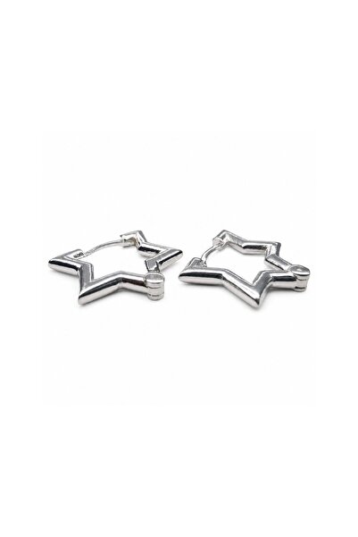 JOLIE Cercei Damă din Argint 925, Silver, Model Stea Contur, Design Elegant ș...