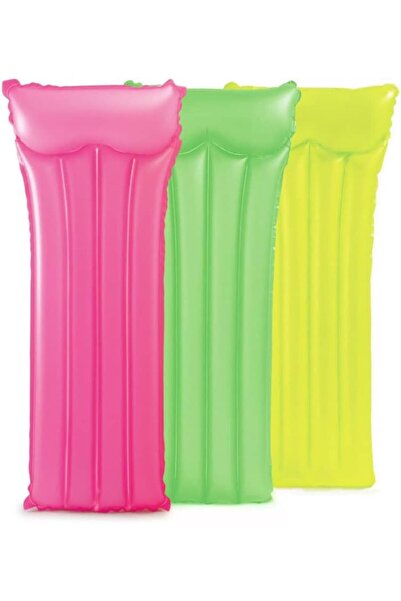 Intex 59717 Inflatable Neon Mattress (Colors may vary)