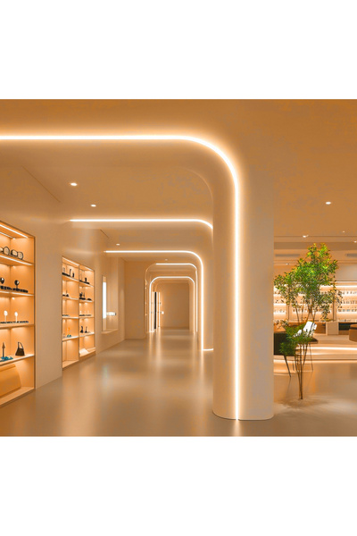 RISHANG Cob Şerit LED 24V – Metrede 480 LED – Yüksek Crı > 90 – Noktasız Aydı...