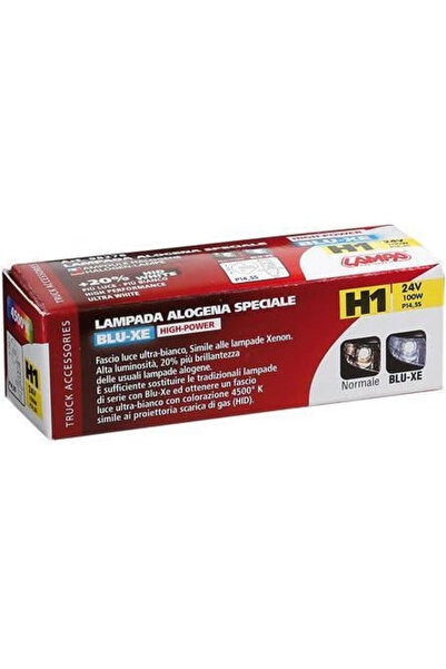Lampa Λάμπες Αυτοκινήτου Blu-Xe Αλογόνου H1 4500K Λευκό 24V 100W 1 τεμάχιο