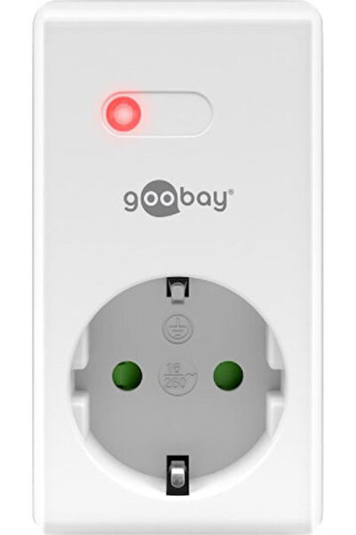 goobay Μονή πρίζα με προστασία από υπερτάσεις με καλώδιο 30μ Κωδικός: 58690