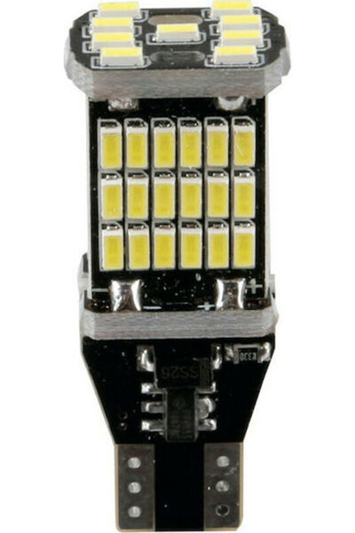 Lampa Λάμπες Αυτοκινήτου T15 LED 6500K Ψυχρό Λευκό 12-18V 2 τεμάχια