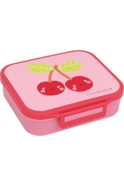 A Little Lovely Company Δοχείο φαγητού μπέντο με θήκες - 900ml - Happy Cherries
