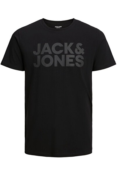 Jack & Jones JACK &JONES Μπλουζάκι με λογότυπο εταιρείας - 12151955-Μαύρο
