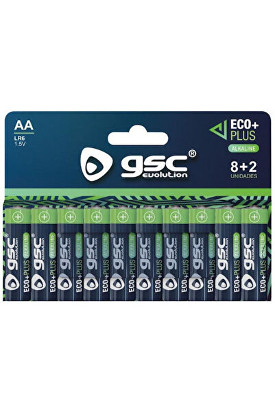GSC Game World Αλκαλικές Μπαταρίες AA 1.5V 10 τεμάχια
